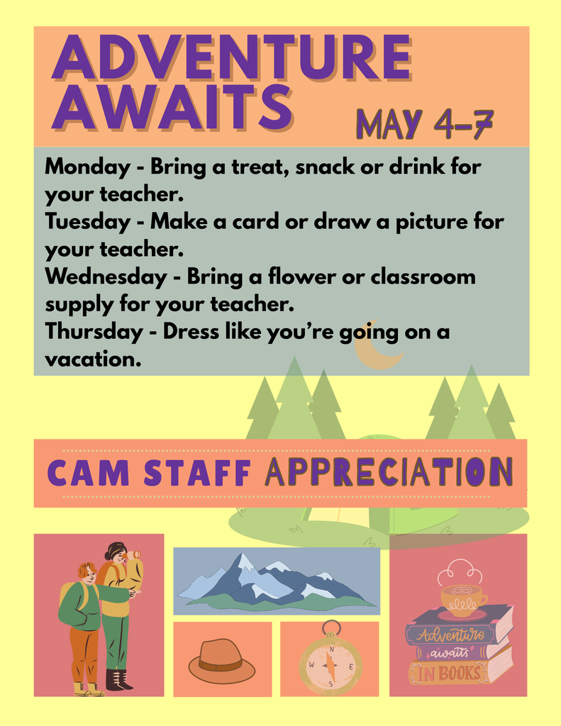 camelot's teacher appreciation week flyer