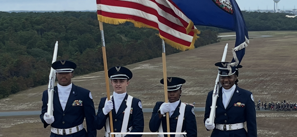 ROTC students  participating in State Competition