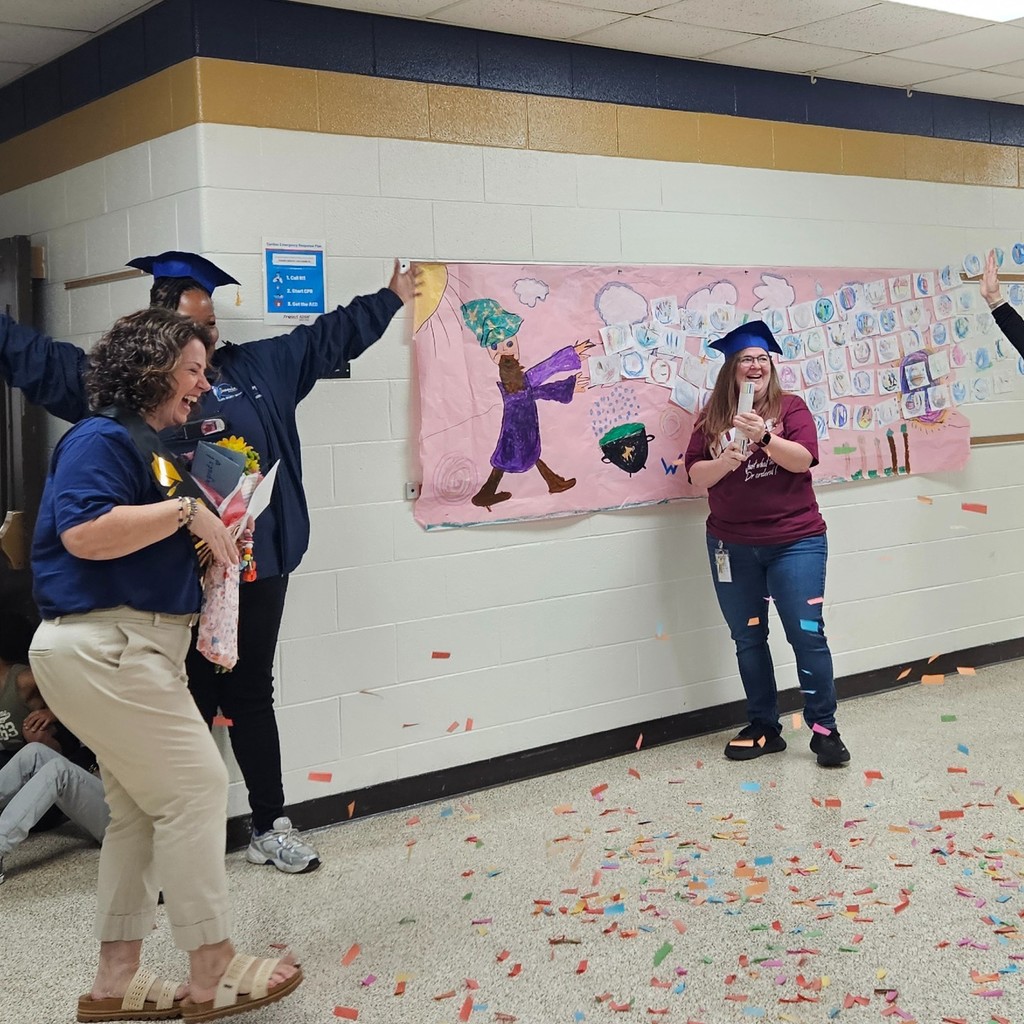 Staff celebrating Dr. Napier