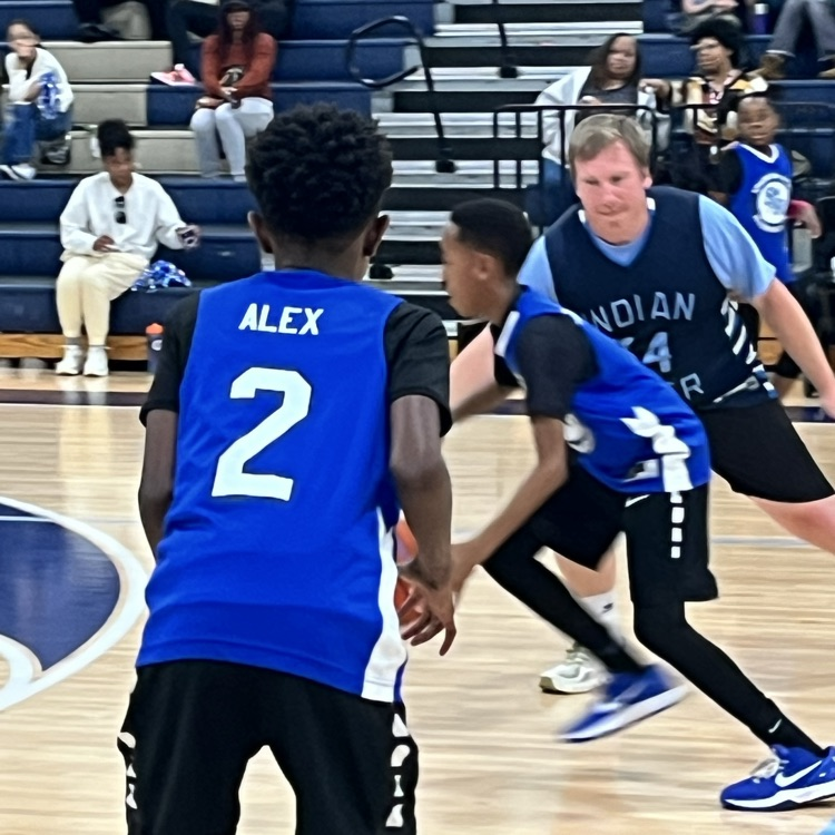 action shot of student players.