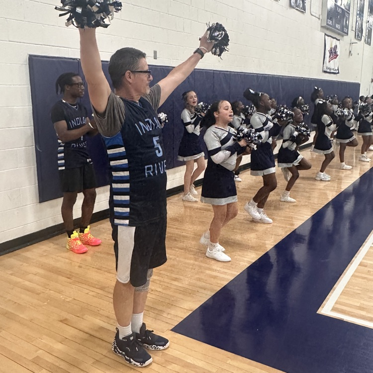 Cheerleaders and Triolet and Calliste. 
