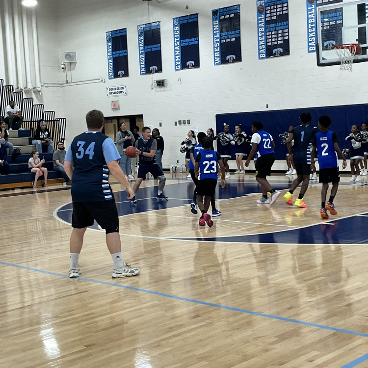 Action shot during the basketball game 