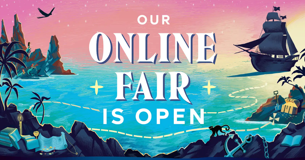 The online book fair is open for you to begin shopping from home!