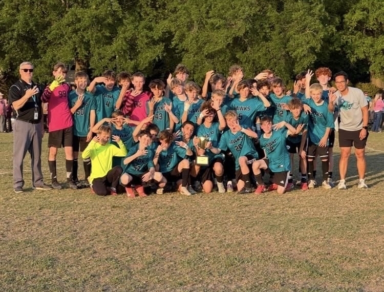 Hickory Middle School wins the 2026 CMSL Boys' Soccer championship