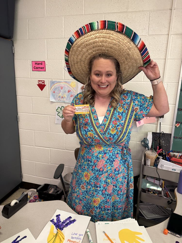 teacher winning raffle