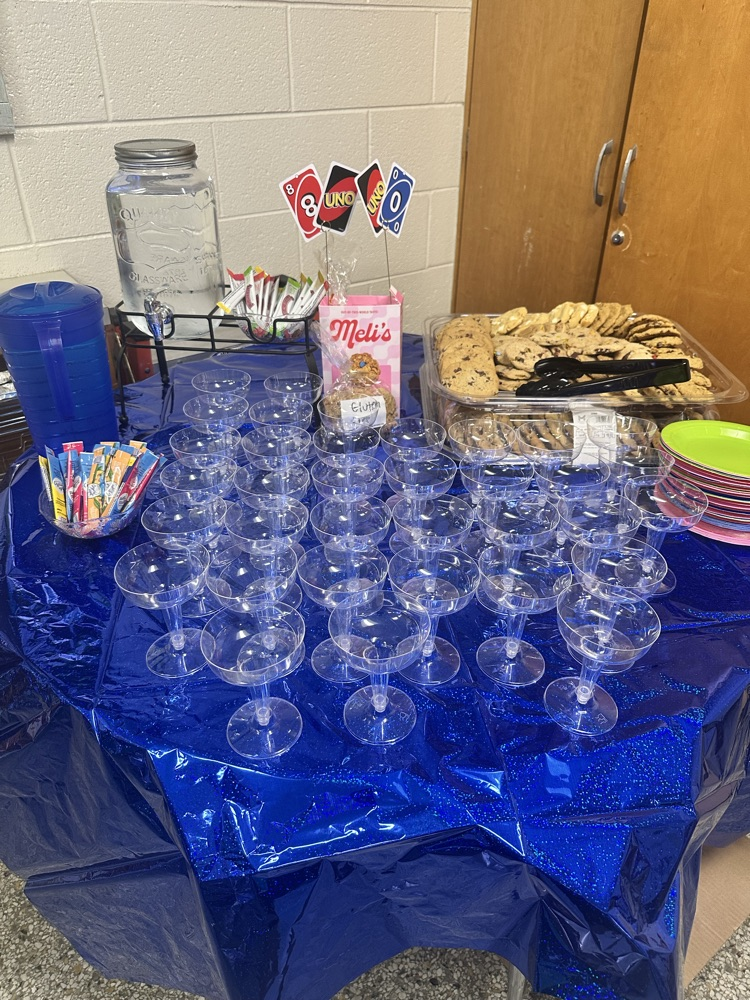 drink station for Una fiesta lunch