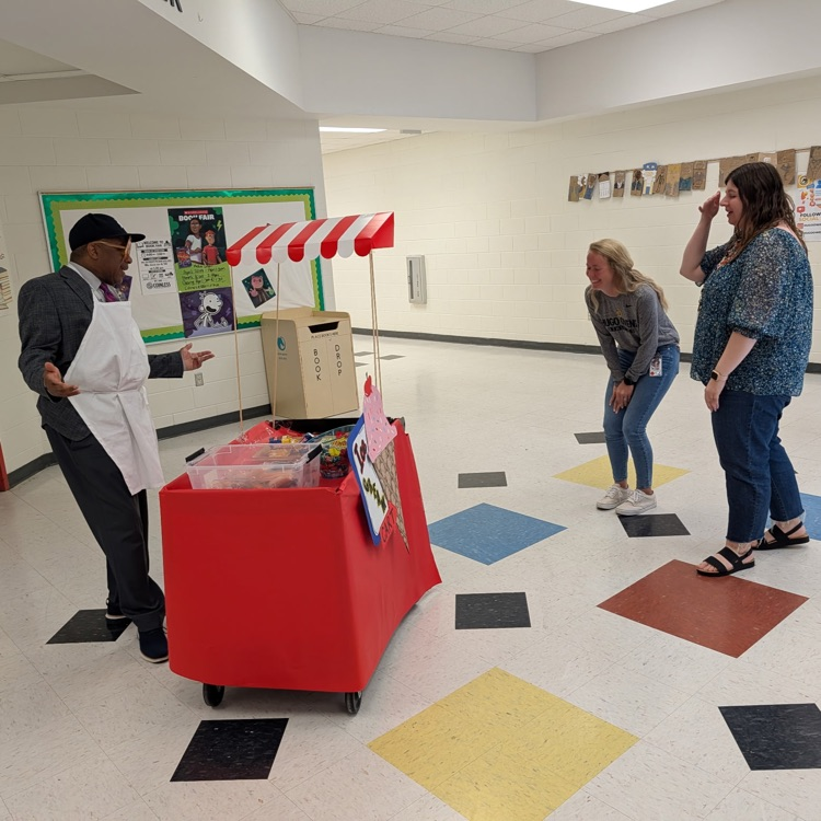 ice cream social with staff