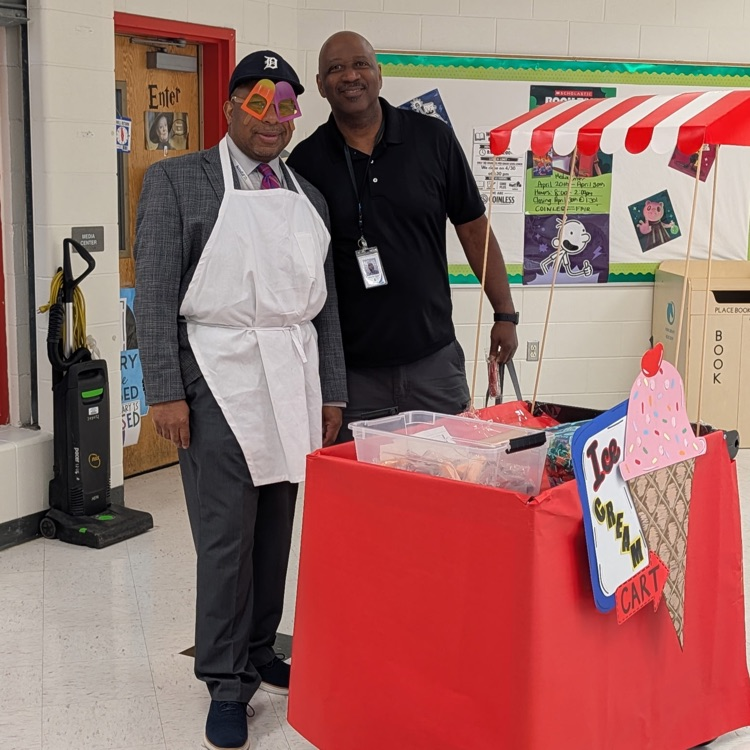 ice cream social with staff