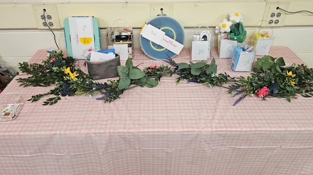 Gifts to raffle off. 