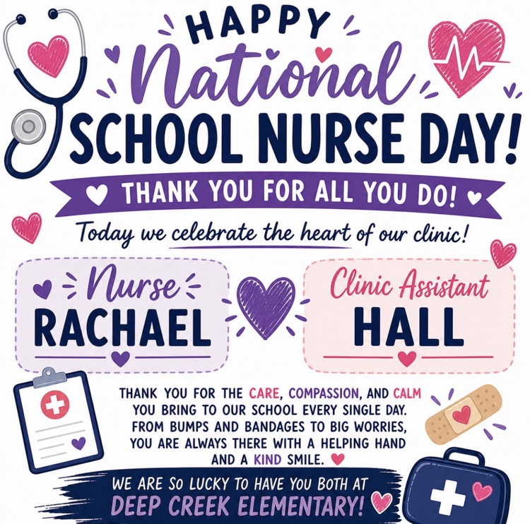 school nurse day infographic