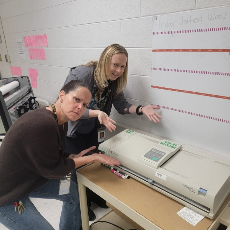 teachers participating in scavenger hunt