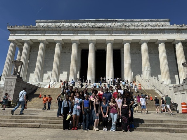 Students on the Criminal Justice Fieldtrip in DC