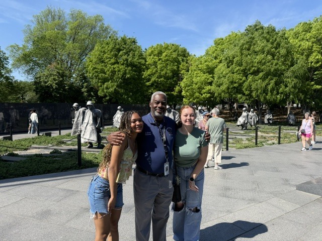 Students on the Criminal Justice Fieldtrip in DC
