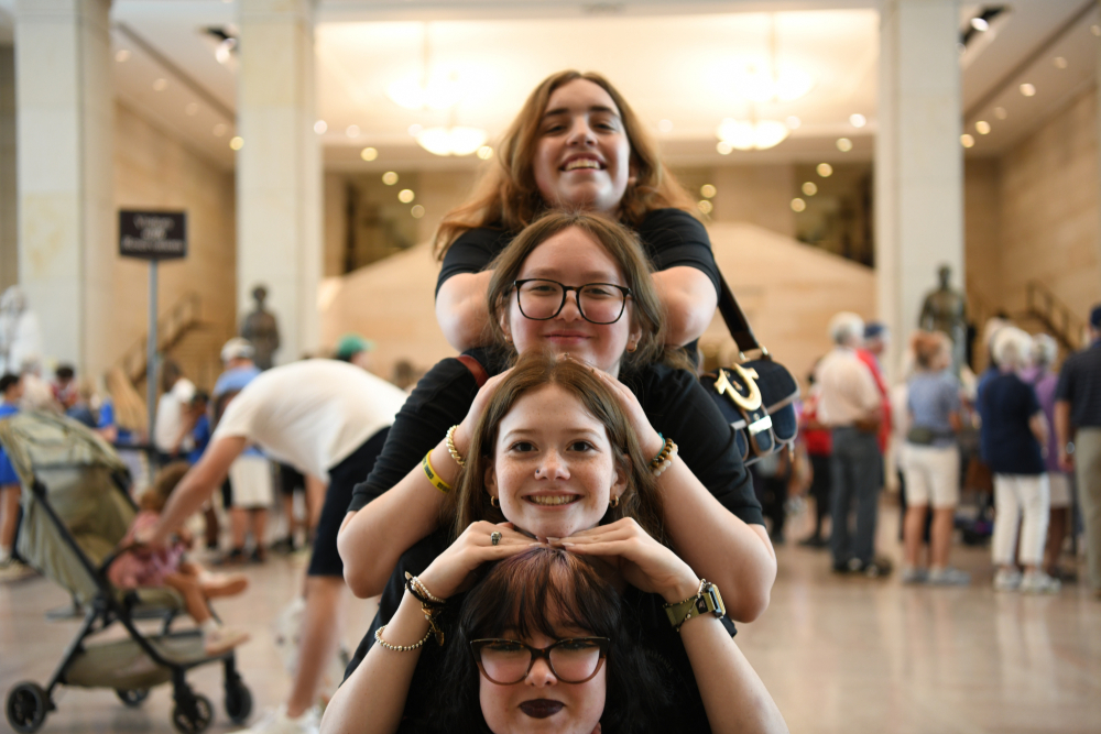 Students on the Criminal Justice Fieldtrip in DC