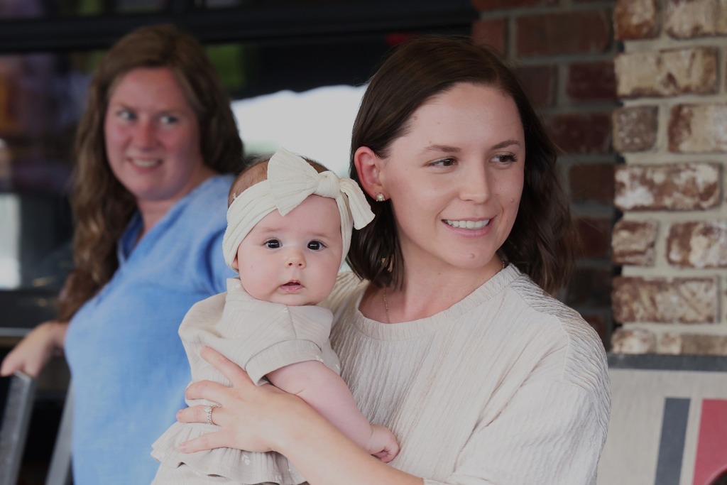 Rookie Nurse of the Year holds baby