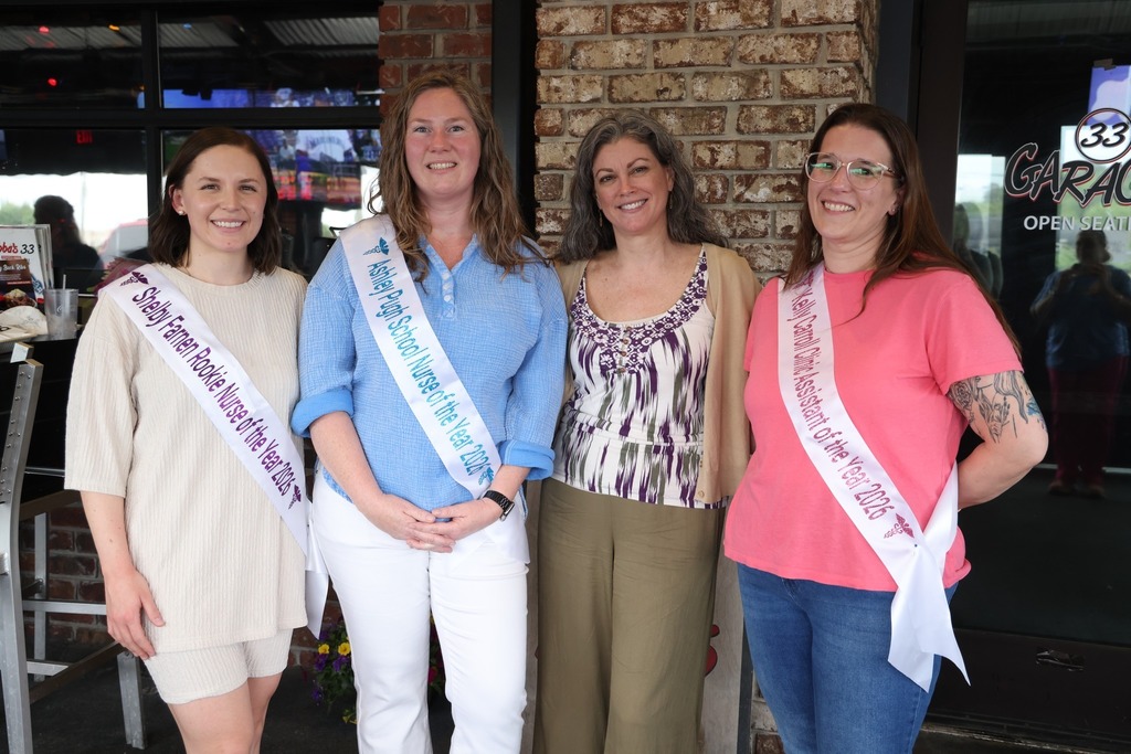 Nurses of the Year celebrate with Director