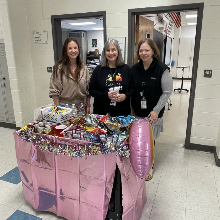 teacher using treat cart