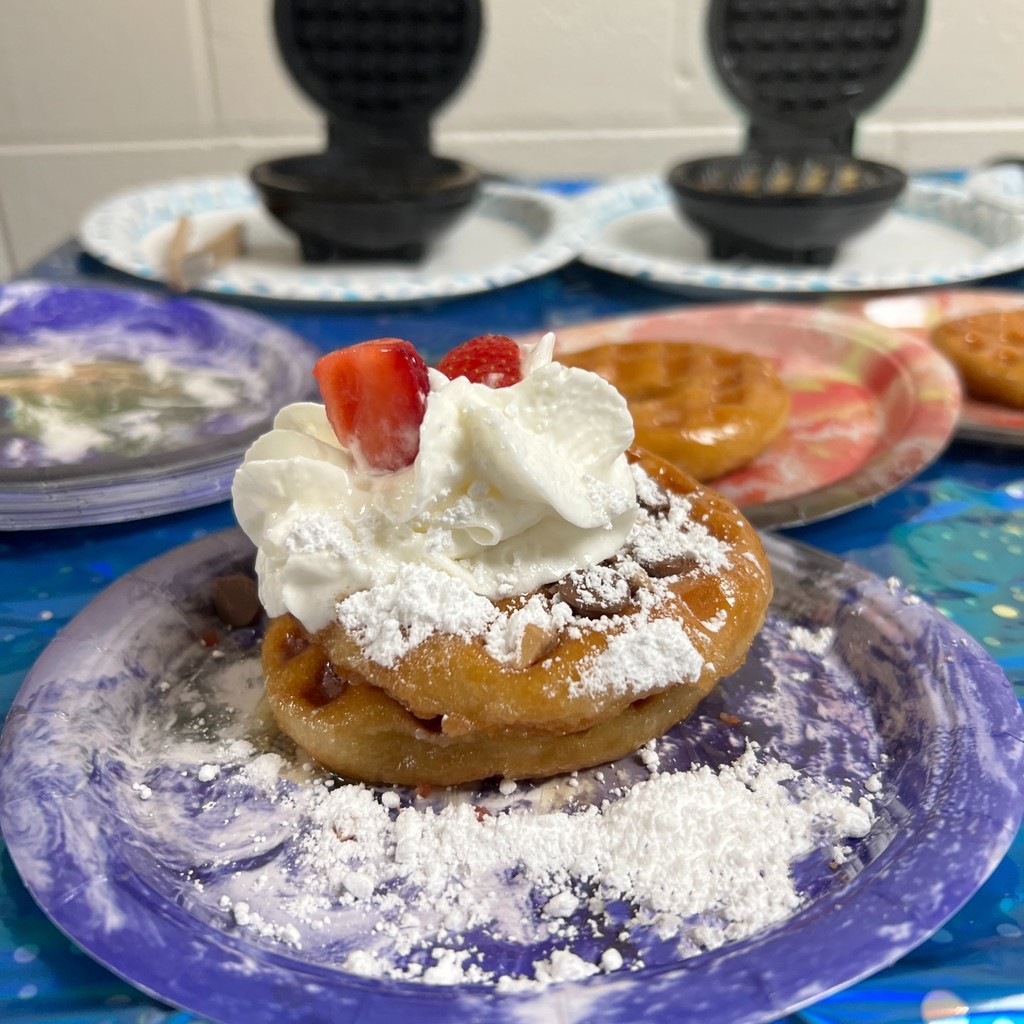 Out of this world Waffle donut