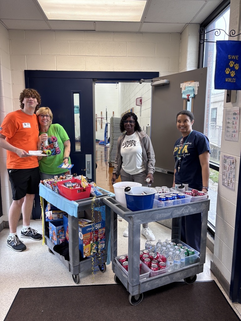 teachers receiving treats for teacher appreciation