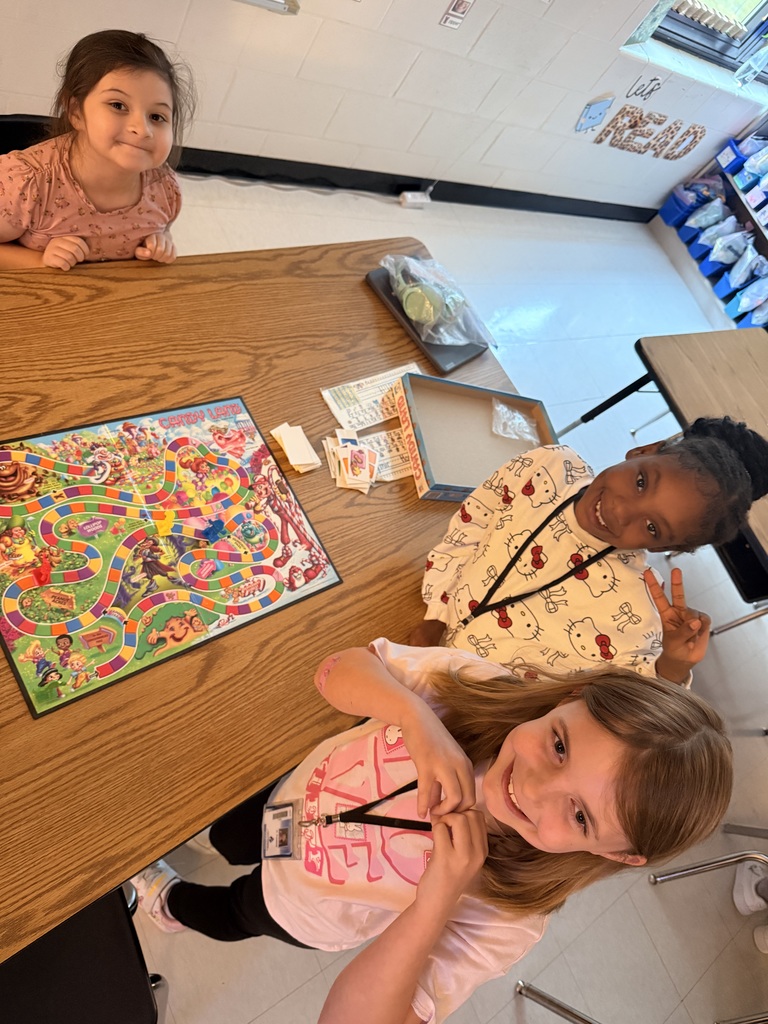 students play Candyland as part of PBIS "Game Day" Reward
