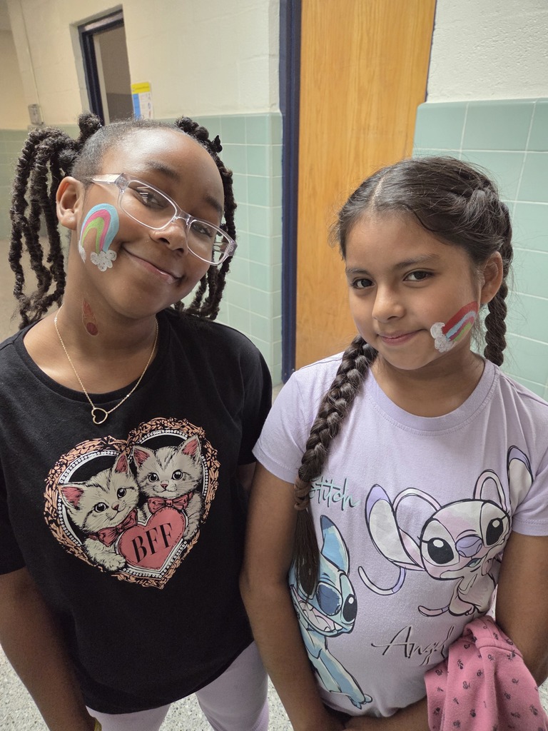 students and staff enjoying indoor Field day activities