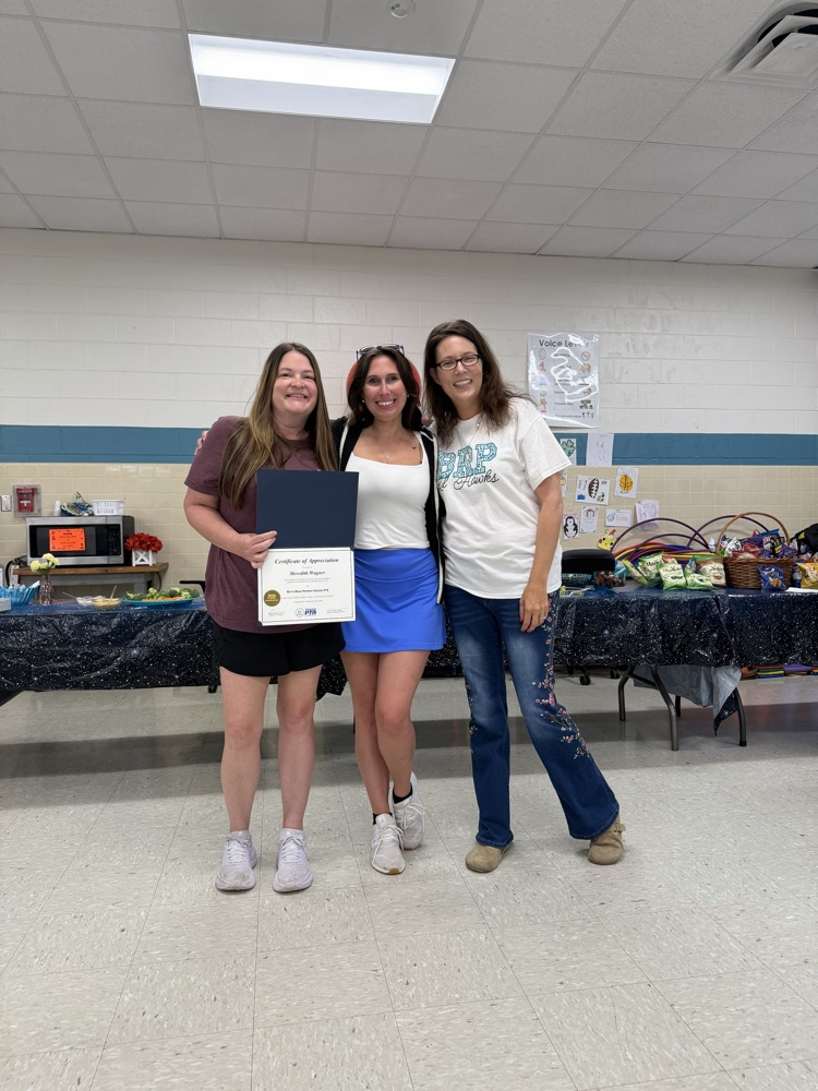 PTA volunteer celebrating