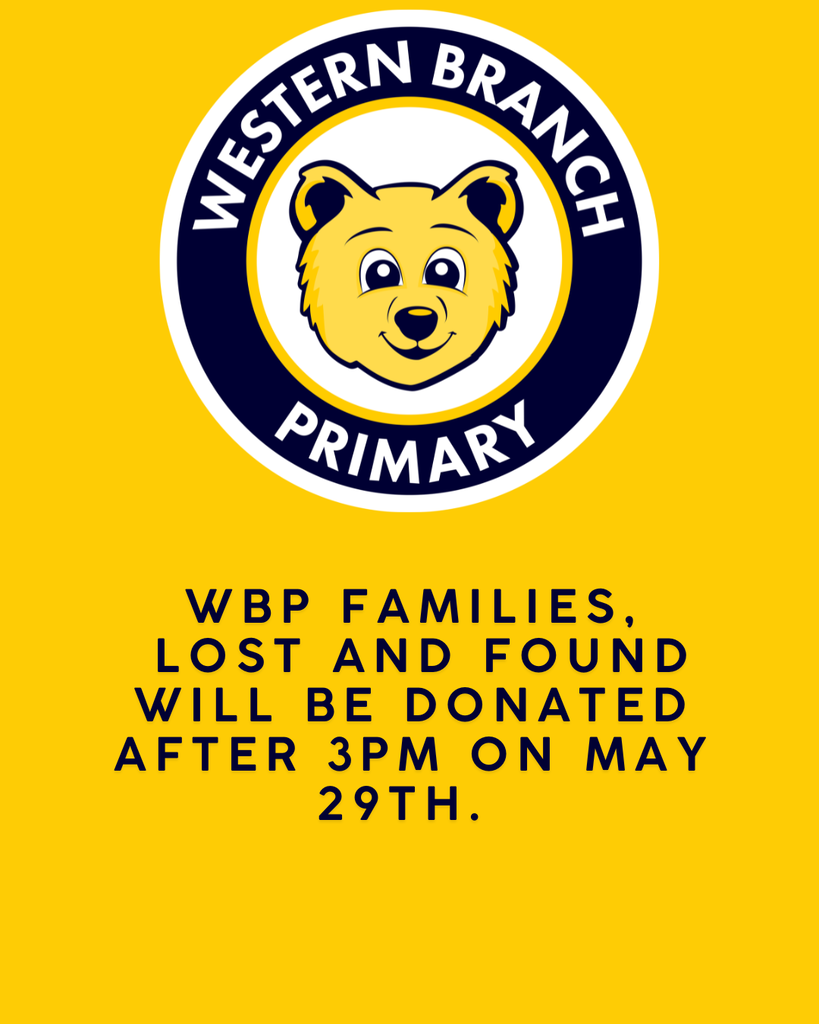 Lost and Found Items will be donated after 3 PM On May 29th