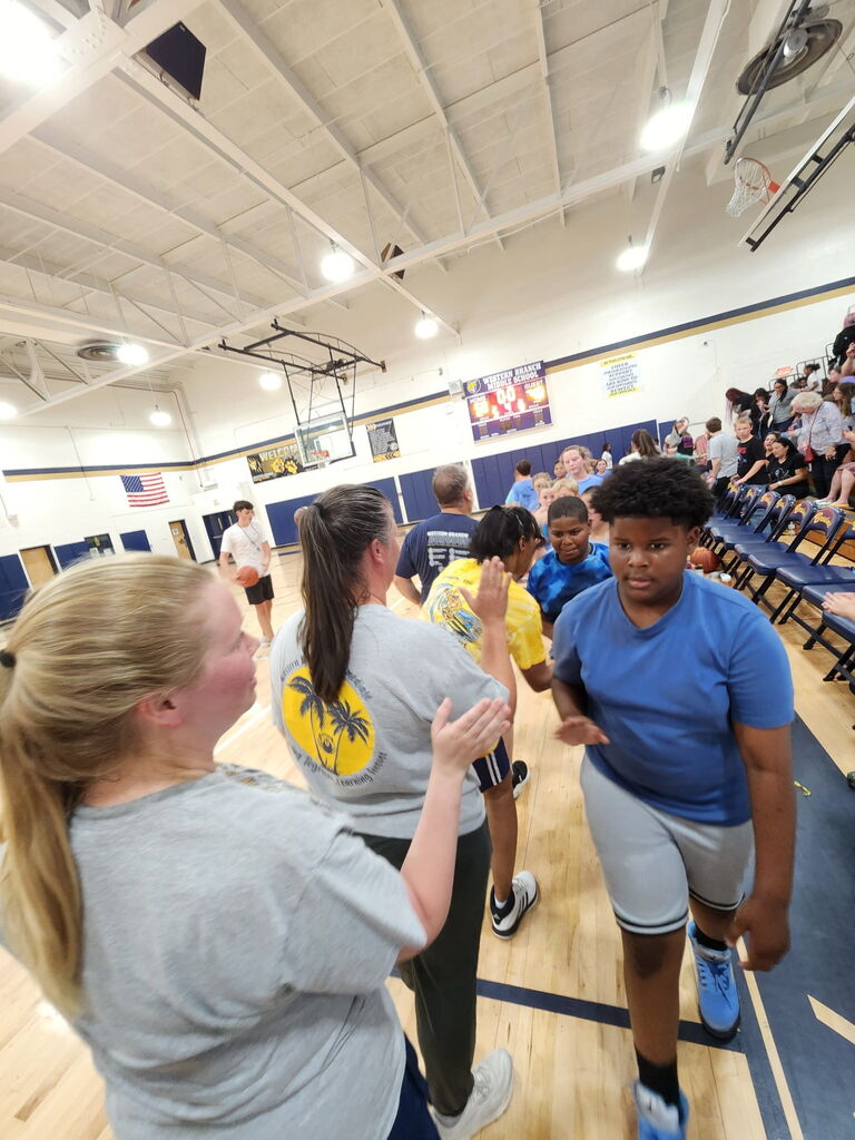 End of game high fives