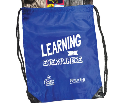 Blue Learning is Everywhere Bag