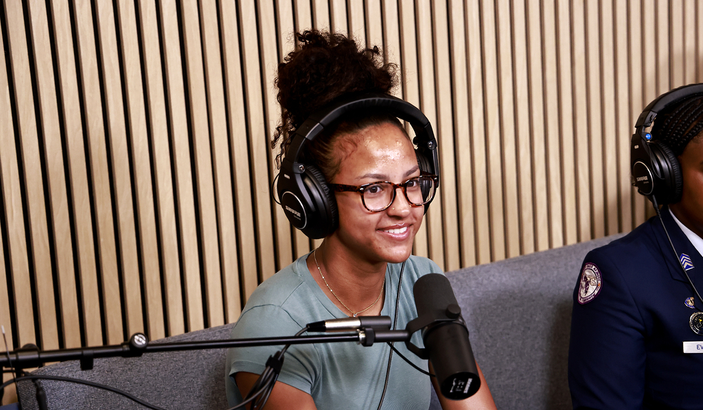Sophie Rambo talking on the podcast!