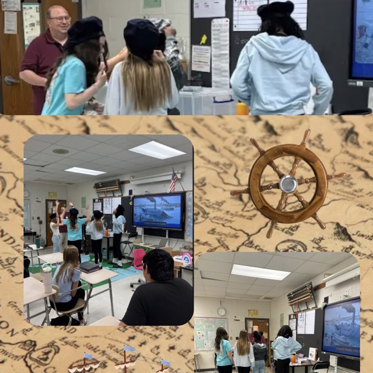 Navy museum working with students 