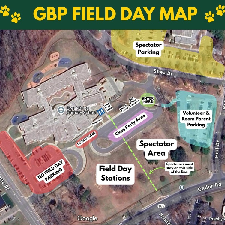 GBP field day map