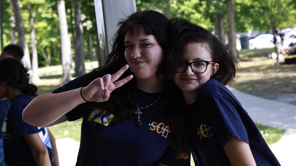 Tw WBH SCA members pose for a picture