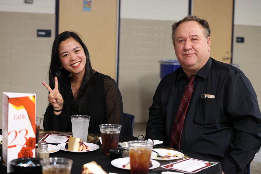 Celebrating a night of elegance with the SNS workers