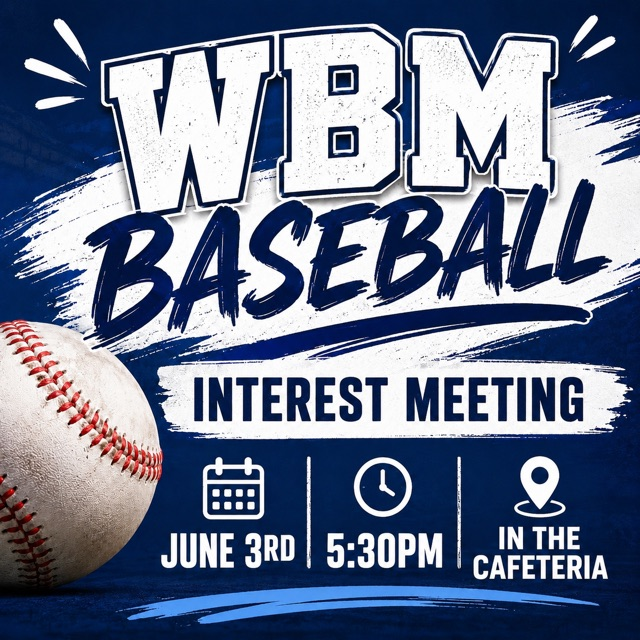 Step up to the plate, Bruins. If you are ready to show your skills on the diamond, do not miss our upcoming Baseball Interest Meeting. Learn all about the upcoming season and what it takes to join the team. ⚾ 💙 💛