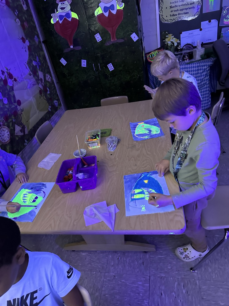 neon art lesson 