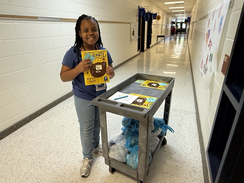 student delivering yearbooks