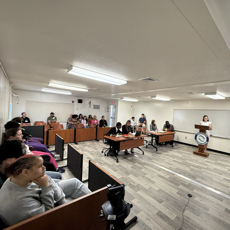 a view of the courtroom
