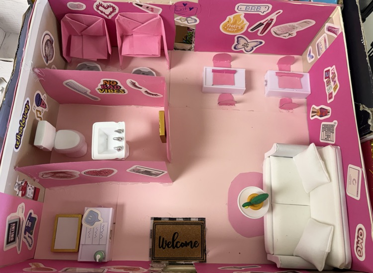 nail tech 3D salon design project