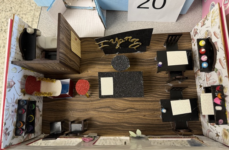 nail tech 3D salon design project