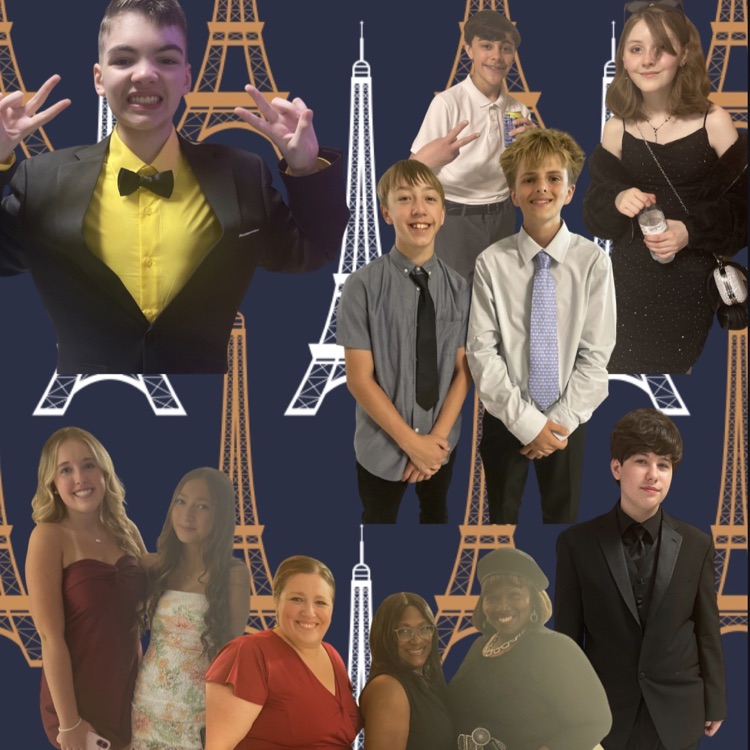 8th grade formal students and staff