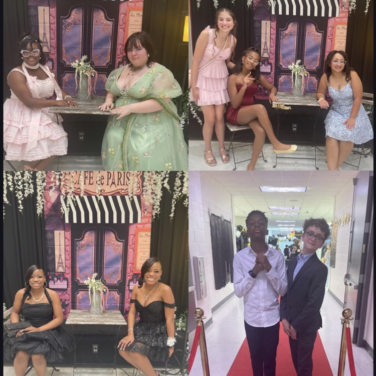 8th grade formal students and staff