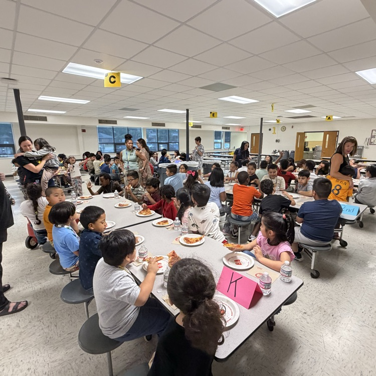 Marcos pizza donated pizza to our English Language Learners!