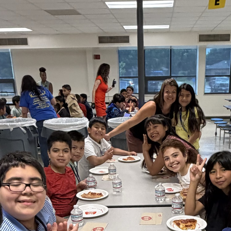 Marcos pizza donated pizza to our English Language Learners!