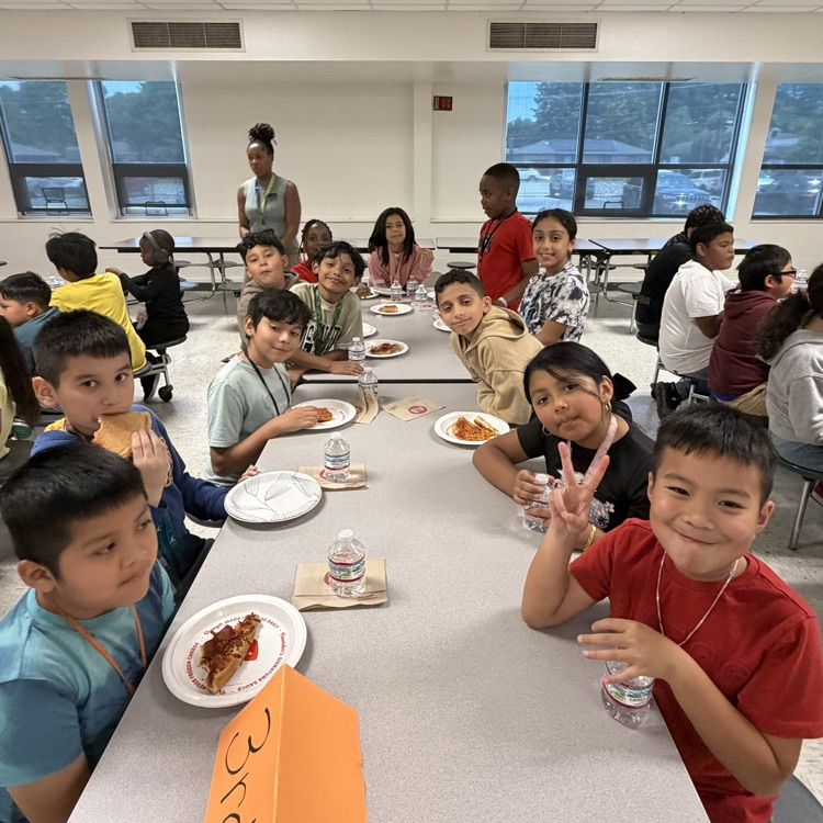 Marcos pizza donated pizza to our English Language Learners!
