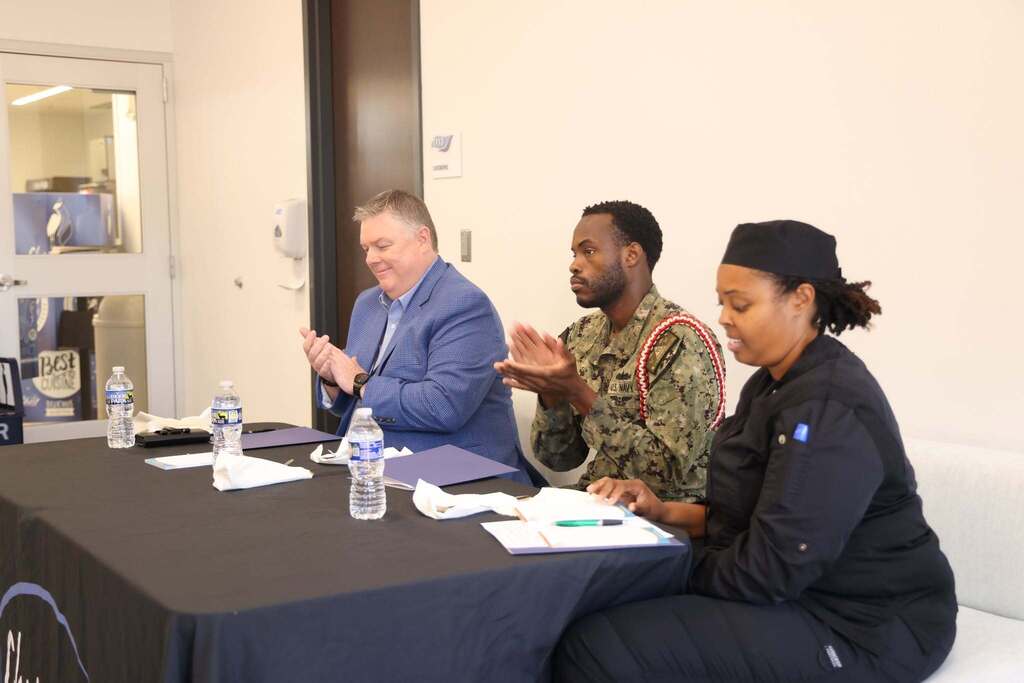 Judges celebrate the culinary experts