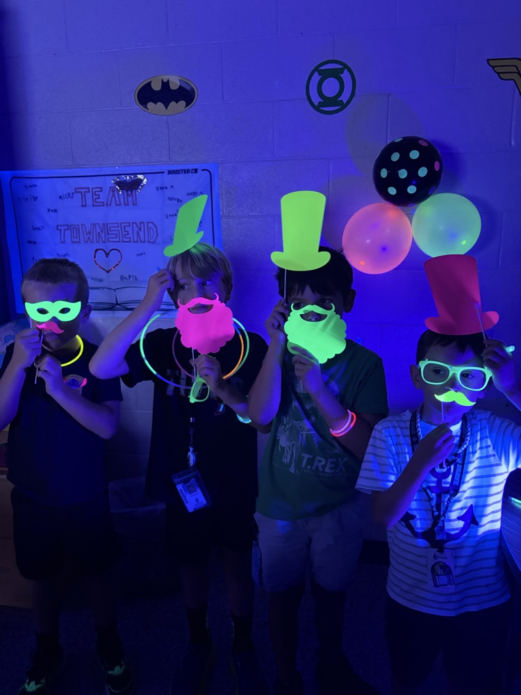 first grade glow party