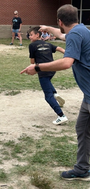 student running the bases