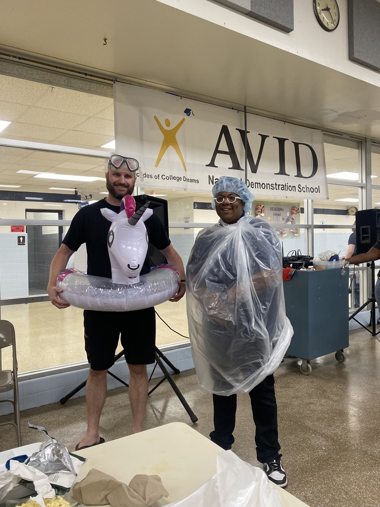 Staff members ready for the cold water challenge