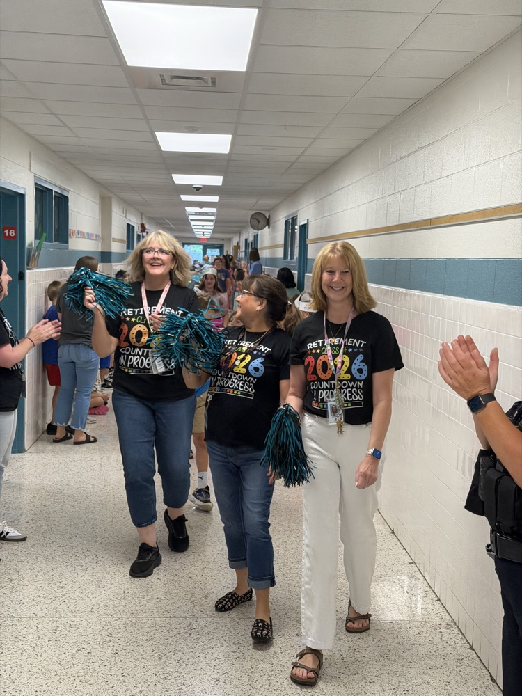 retirees walking the hallways